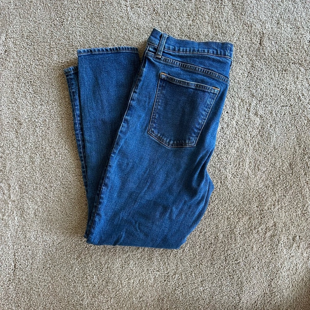 Abercrombie & Fitch Straight Leg Blue Jeans 32 Long / 14 Long
